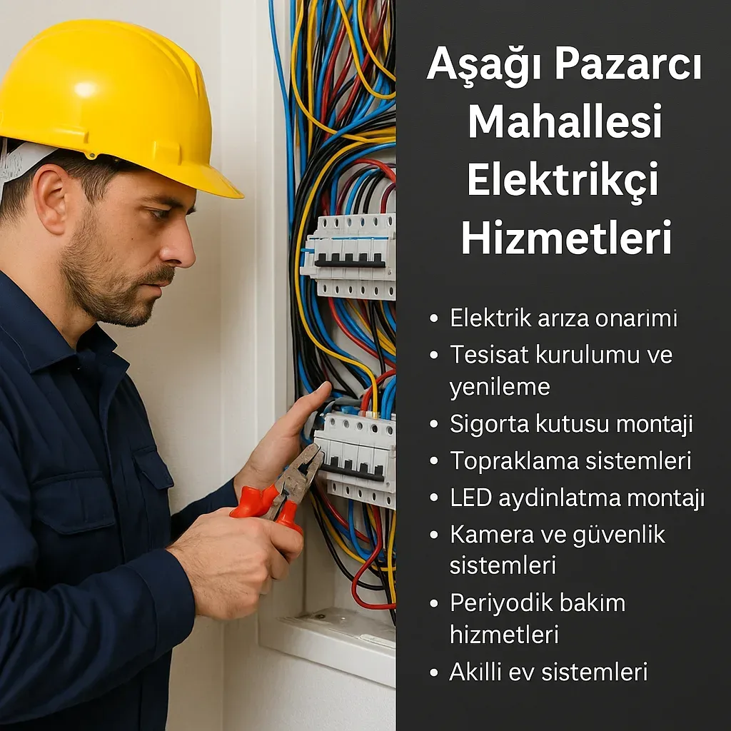 Aşağı Pazarcı Mahallesi Elektrikçi
