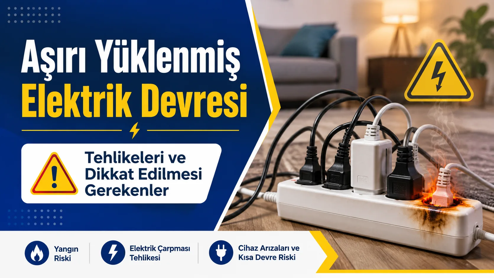 Aşırı Yüklenmiş Elektrik Devrelerinin Tehlikeleri